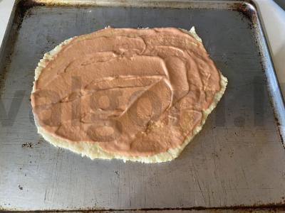 Auksinė pica su kumpiu ir sūriu Žingsnis 6