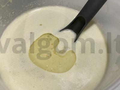 Ploni blynai su pienu Žingsnis 1