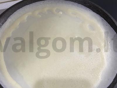 Ploni blynai su pienu Žingsnis 3