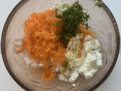 Varškės ir morkų užtepas Žingsnis 4