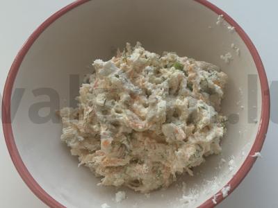 Varškės ir morkų užtepas pagrindine nuotrauka