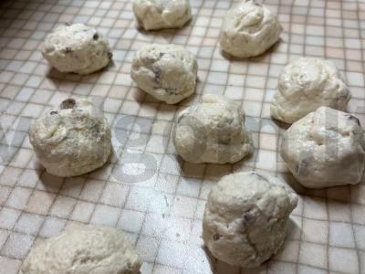 Sūrio blynai su razinomis Žingsnis 3