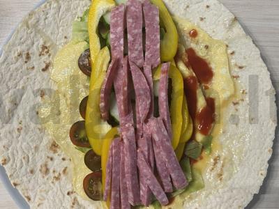 Namų šašlykinė su dešra ir daržovėmis Žingsnis 4