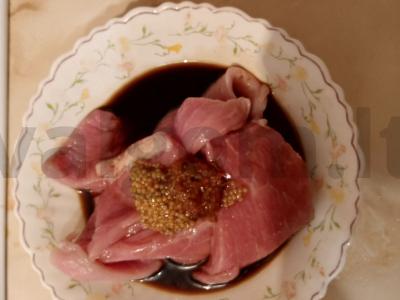 Kiaulienos kepsniai po sūrio kepure Žingsnis 4