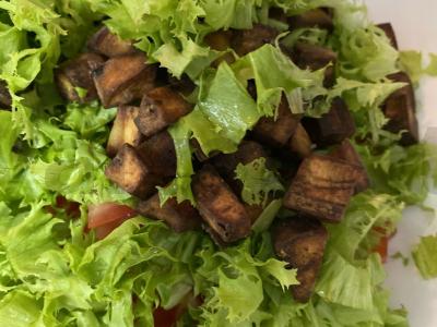 Baklažanų salotas Žingsnis 3