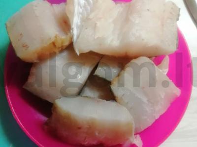 Lydekos filė po grybų šubėmis Žingsnis 1