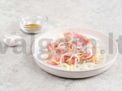 Kalakutienos šašlykai Žingsnis 1