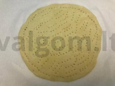 Vegetariška plokštelė, pagaminta su sūrymu Žingsnis 3