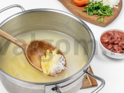 Pupelių sriuba su ryžiais Žingsnis 1