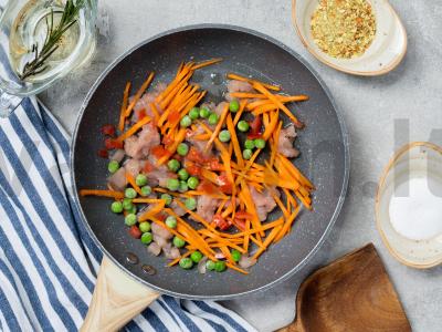 Makaronai su kalakutienos filė Žingsnis 2