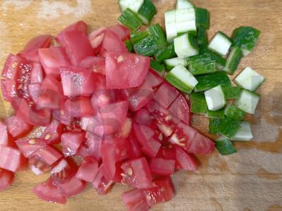 Neįprasta salotos su rūgštynėmis ir alyvuogėmis Žingsnis 2