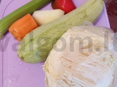 Daržovių troškinys su jautiena vakarienei Žingsnis 4