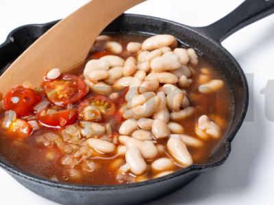 Daržovių troškinys su konservuota balta pupelėmis Žingsnis 2