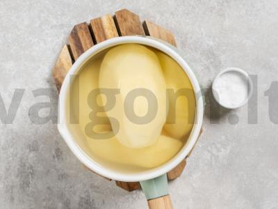 Bulvių zrazai su grybais ir sūriu Žingsnis 2