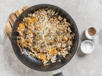 Bulvių zrazai su grybais ir sūriu Žingsnis 5