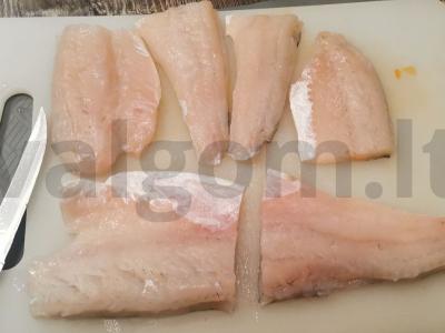 Keptas ešerio filė su daržovėmis grietinėje Žingsnis 7