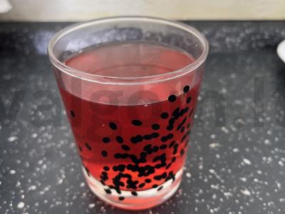 Raudonųjų serbentų ir sodo šermukšnių kompotas pagrindine nuotrauka