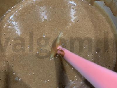 Šokoladinis biskvitas ant verdančio vandens Žingsnis 6