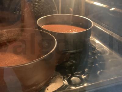 Šokoladinis biskvitas ant verdančio vandens Žingsnis 8