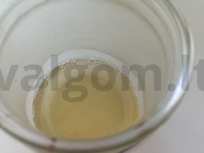 Limonadas su gazuotu vandeniu, medumi ir melisa Žingsnis 2