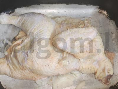 Vištiena ant svogūnų pagalvėlės Žingsnis 2