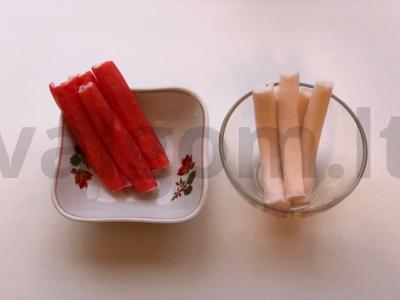 Užkandis „Krabų rutuliukai“ Žingsnis 3