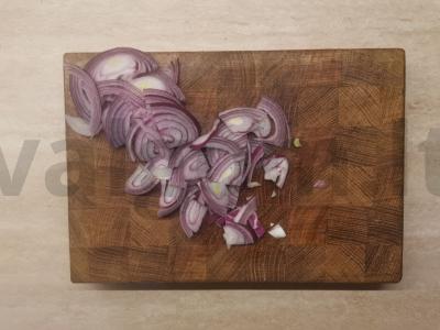 Paprastas avokadų salotas su pomidorais Žingsnis 2