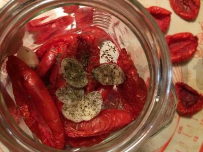 Itališki džiovinti pomidorai Žingsnis 3