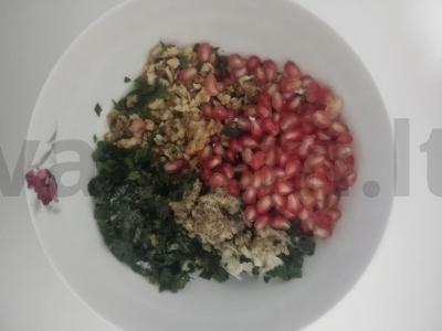 Karšis su graikiniais riešutais, paruoštas ant grotelių Žingsnis 2