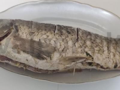 Karšis su graikiniais riešutais, paruoštas ant grotelių Žingsnis 3