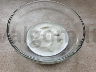 Grietinėlės - vaisių desertas Žingsnis 2