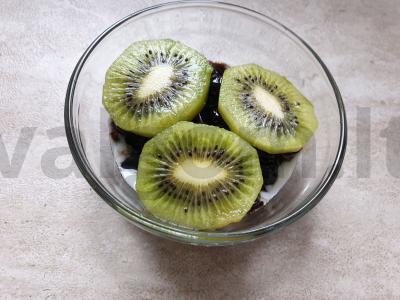 Grietinėlės - vaisių desertas Žingsnis 4