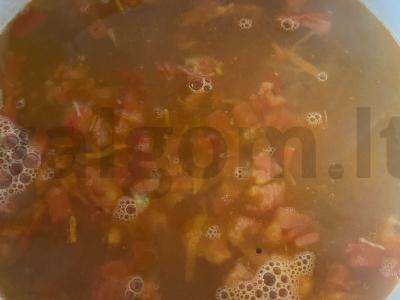 Harcho sriuba Žingsnis 13