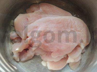 Keptas kalakutienos filė garstyčių ir majonezo marinate Žingsnis 1