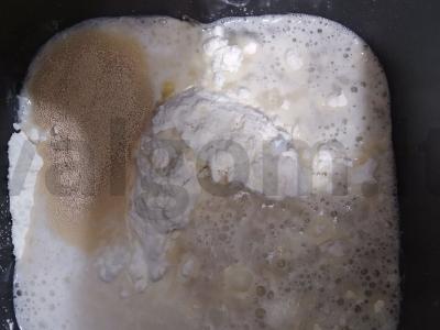 Baltas duona duonos kepimo mašinoje Žingsnis 4