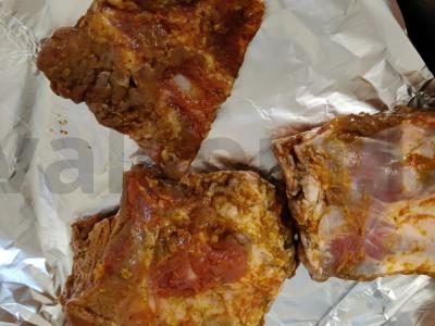 Šonkauliai su rūkytų paprikų ir spanguolių kopūstais Žingsnis 2