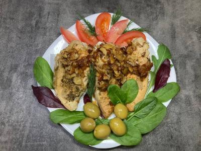 Vištienos krūtinėlė vyno padaže pagrindine nuotrauka