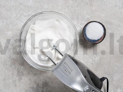 Smėliniai krepšeliai su baltymų kremu Žingsnis 11