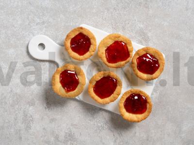 Smėliniai krepšeliai su baltymų kremu Žingsnis 15