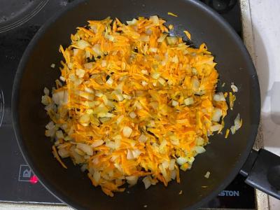 Lasagna „Namų“ su faršu ir prieskoniais Žingsnis 1