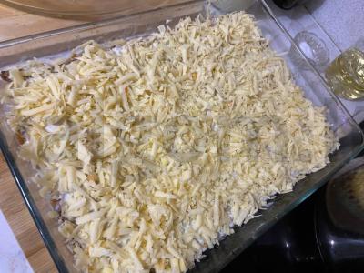 Lasagna „Namų“ su faršu ir prieskoniais Žingsnis 12