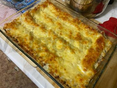 Lasagna „Namų“ su faršu ir prieskoniais pagrindine nuotrauka