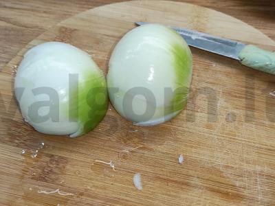 Salotas „Minutė“ Žingsnis 1