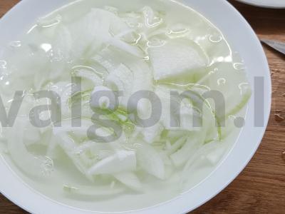 Salotas „Minutė“ Žingsnis 2