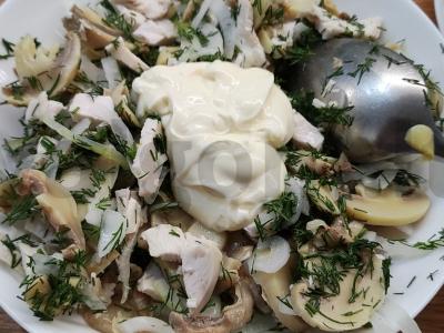 Salotas „Minutė“ Žingsnis 11