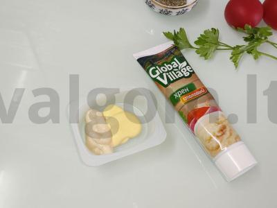 Aštrūs brusketai su pomidorais ir provanso žolelėmis Žingsnis 2