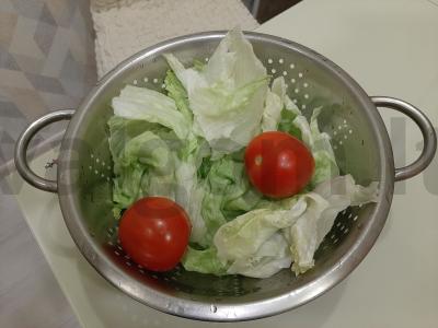 PP salotas su tunu Žingsnis 1