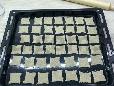 Traškūs veganiški sausainiai su sezamu Žingsnis 4