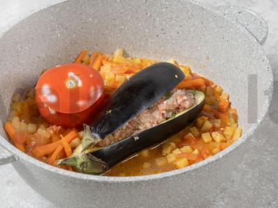 Aromatingi įdaryti daržovės Žingsnis 4