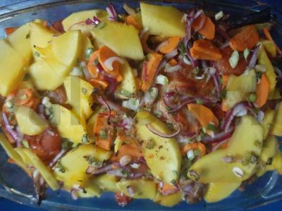 Kvapnus triušis, troškintas kokosų piene Žingsnis 4